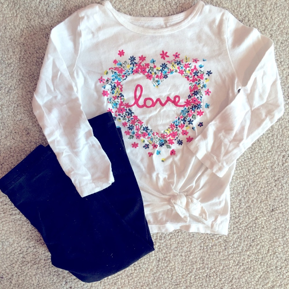 Carter’s: 2T Shirt + Legging Set